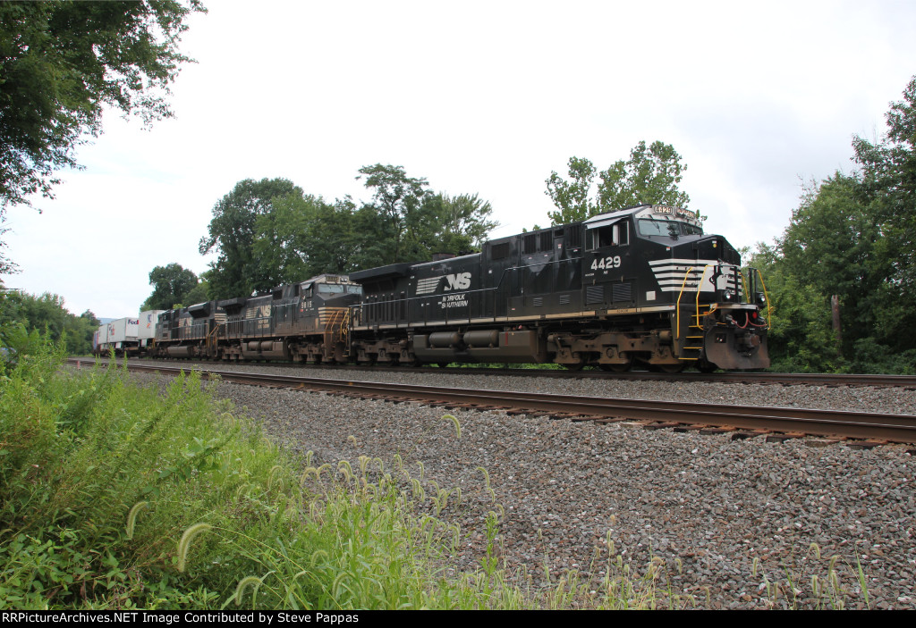 NS 4429 pauses on the main line at MP116